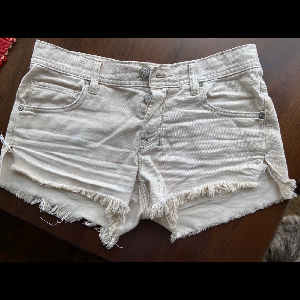 Free people jean shorts